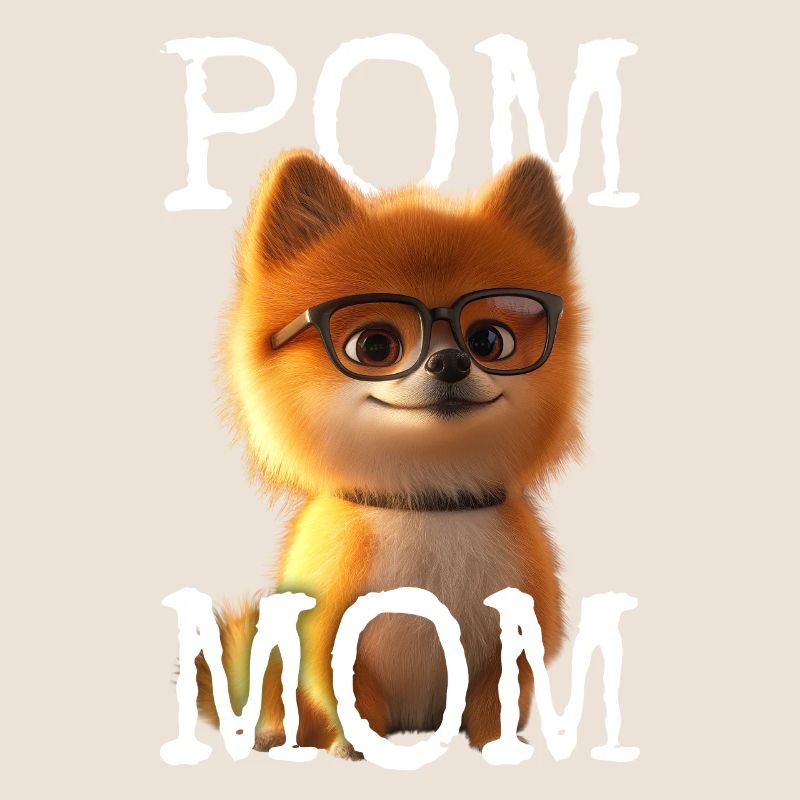 Pom Mom Zwergspitz Mommy Spitz Mama Muttertag Mom