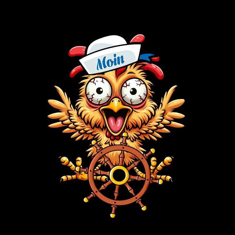 Crazy Funny Chicken barreur des Maritimes