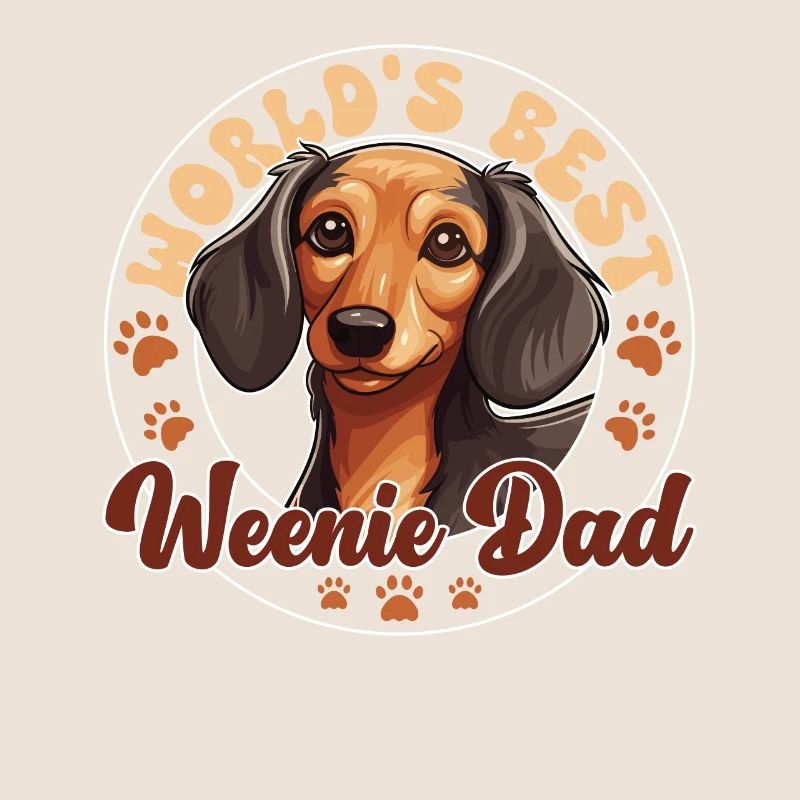 Teckel Chien Weenie Dad