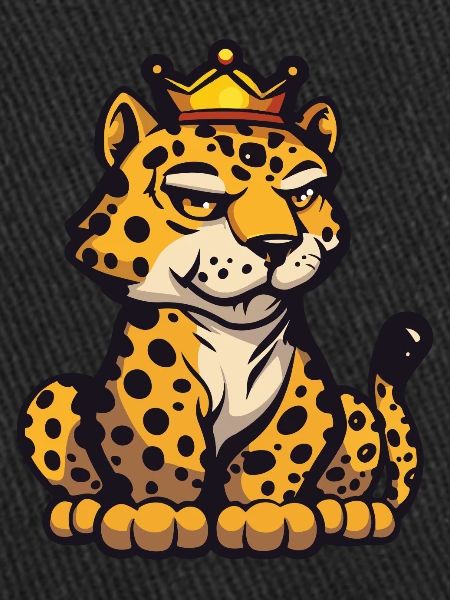 Leopard Comic Krone