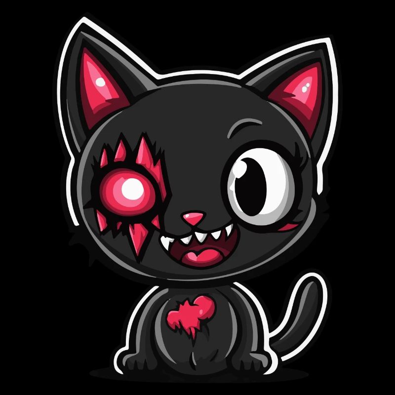 Chat Halloween Drôle Bébé