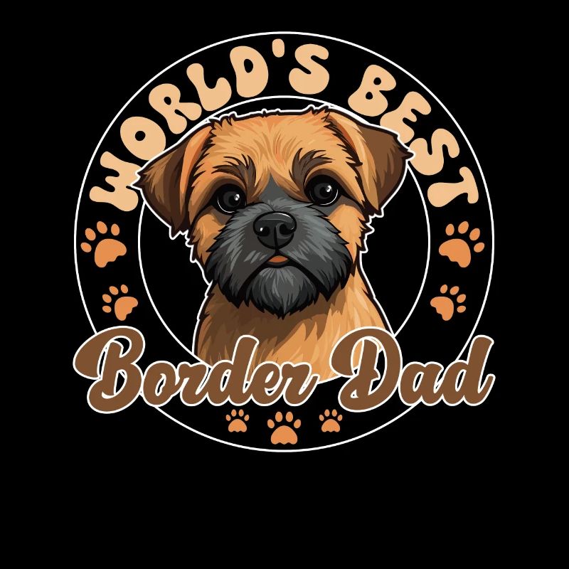 Border Terrier Groovy Border Dad