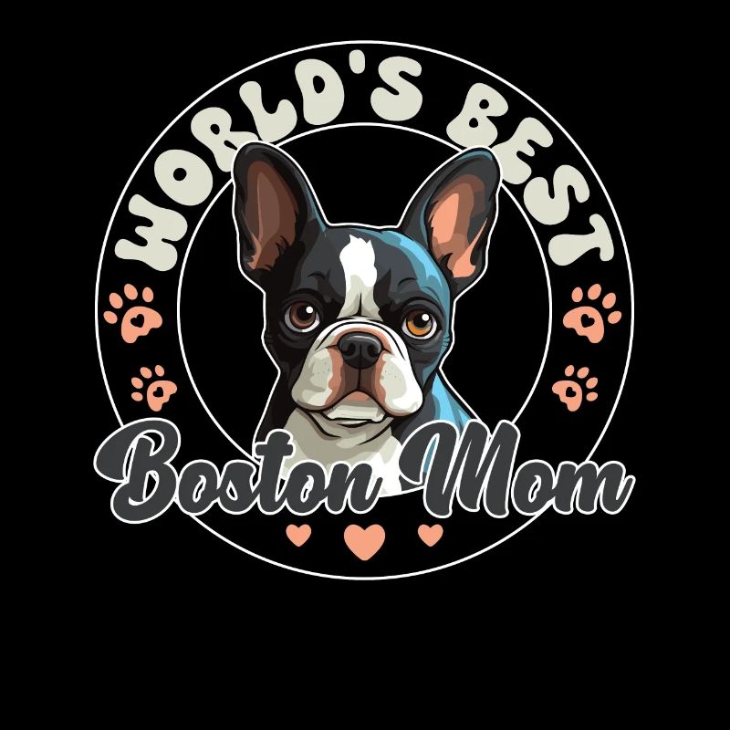 Boston Terrier Groovy Boston Mom