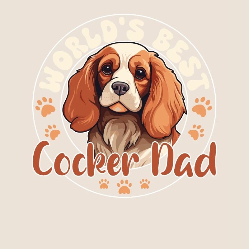 Cocker Spaniel Groovy Cocker Dad