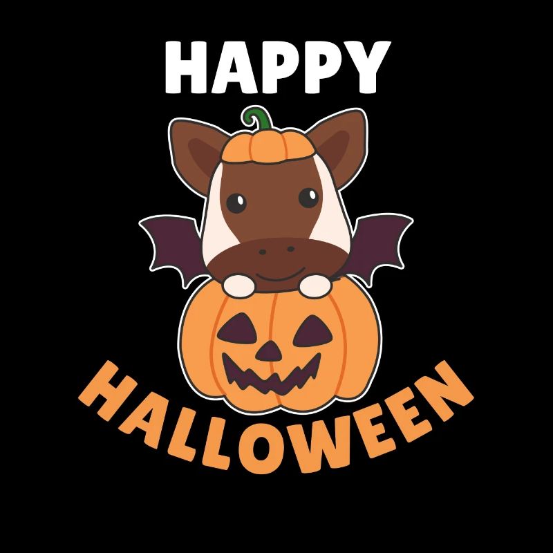 Okapi Happy Halloween Kürbis Fledermaus Kostüm