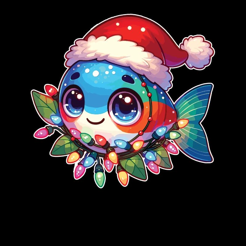 Fées de Noël Poisson Tetra