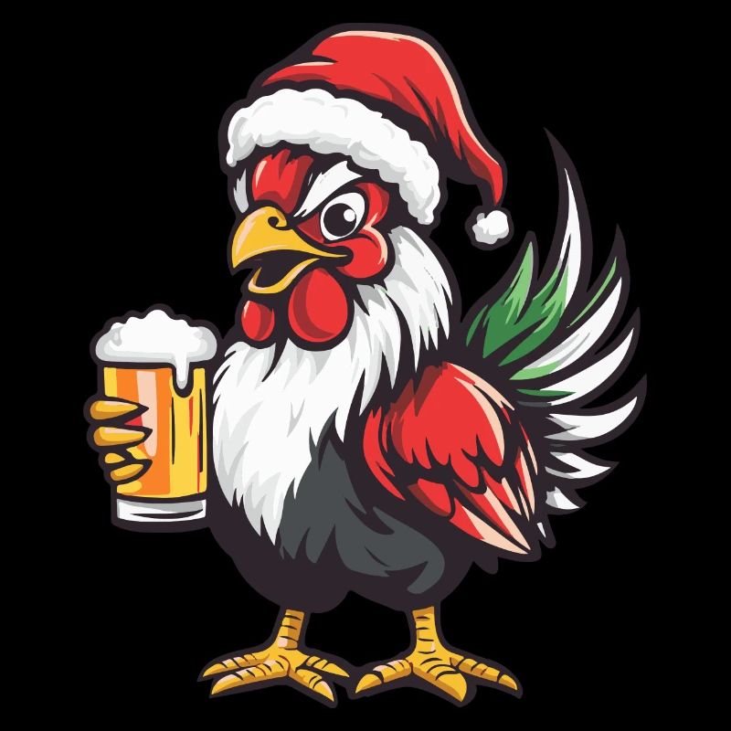 Coq Noël Bière Drôle