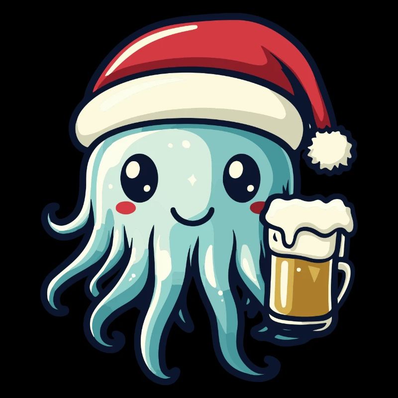 Méduse Bière de Noël Drôle