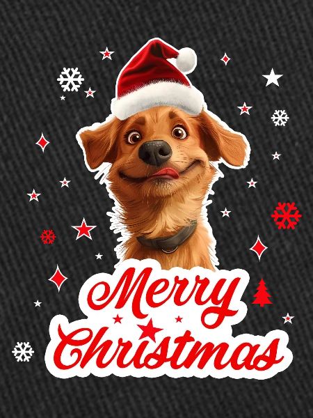 Merry christmas dog