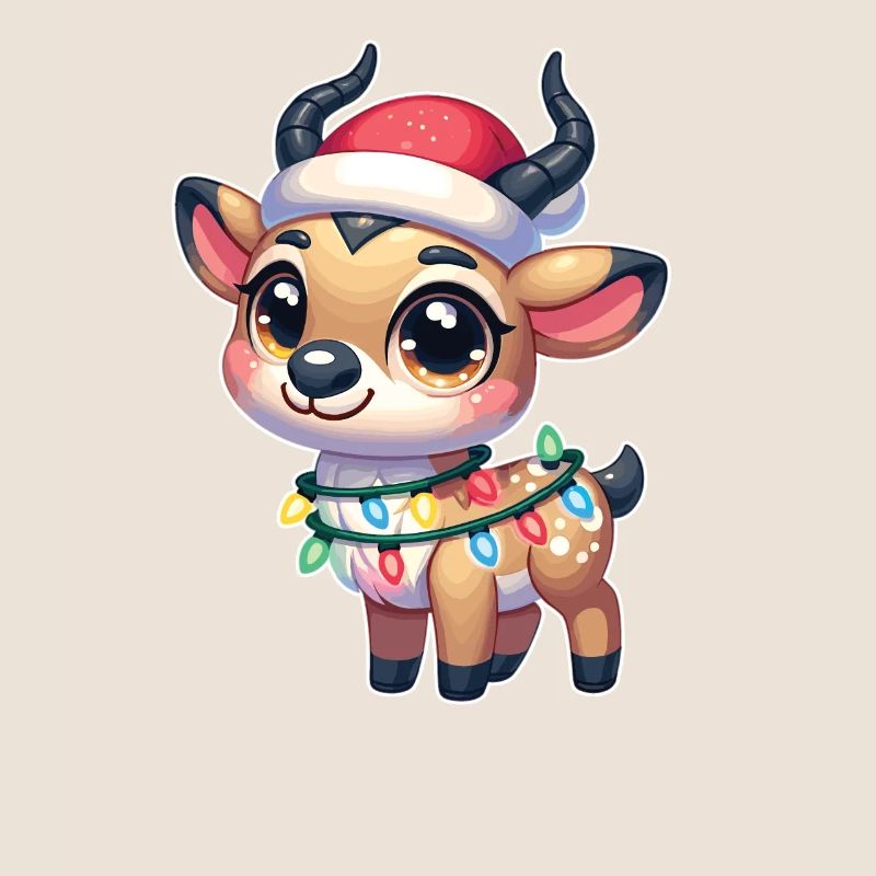 Fées de Noël Saiga Antilope