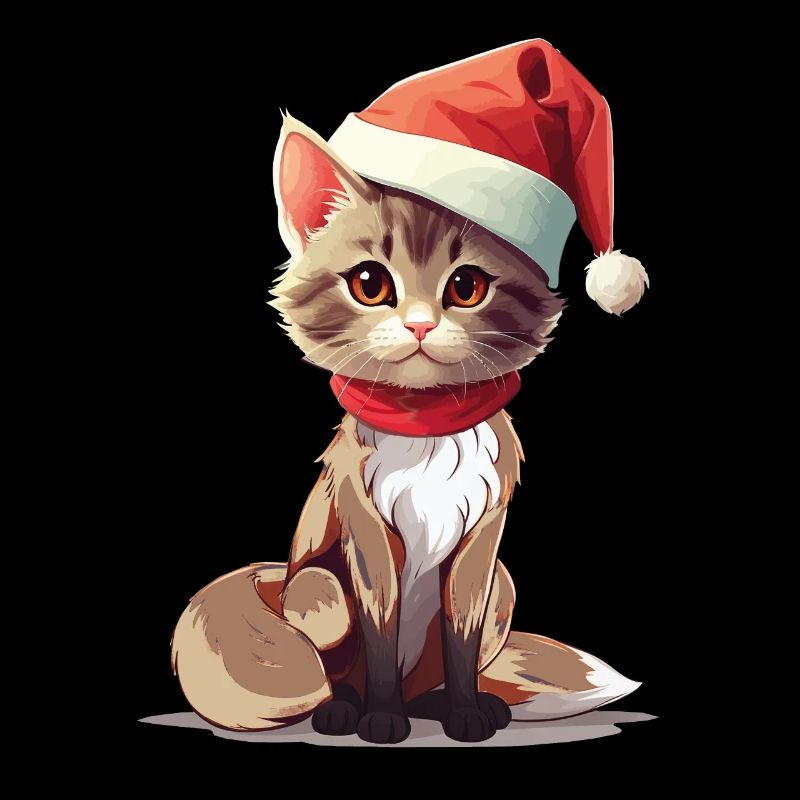 Chat Noël Animaux de compagnie Noël pour animaux de compagnie