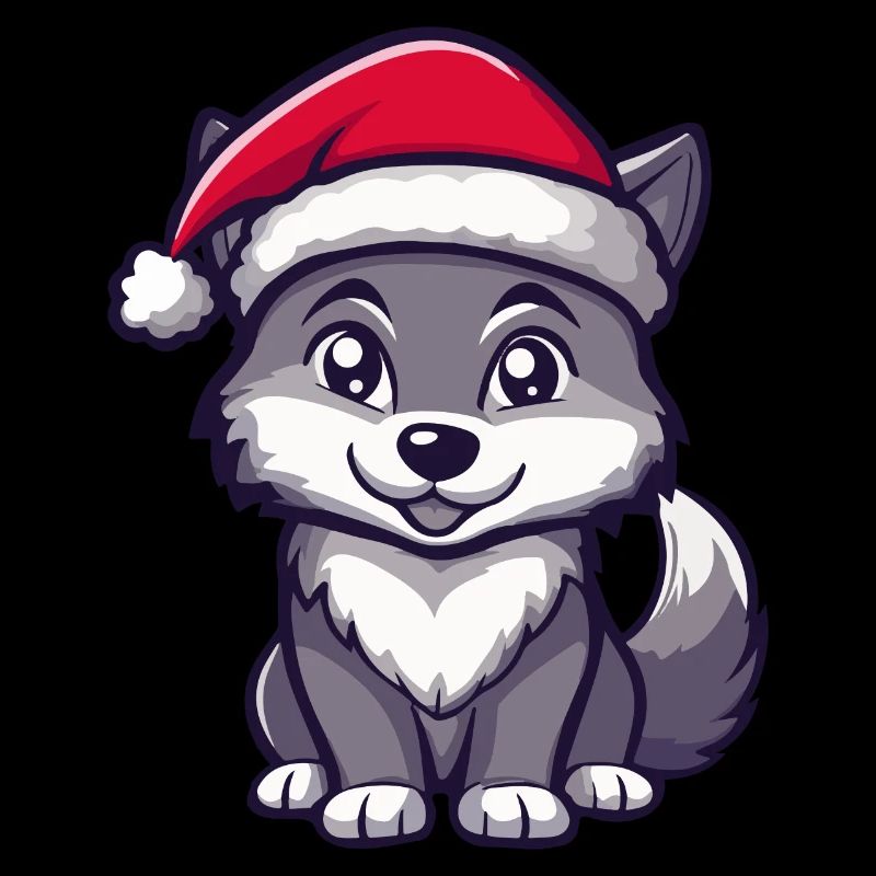 Wolf Weihnachten Christmas