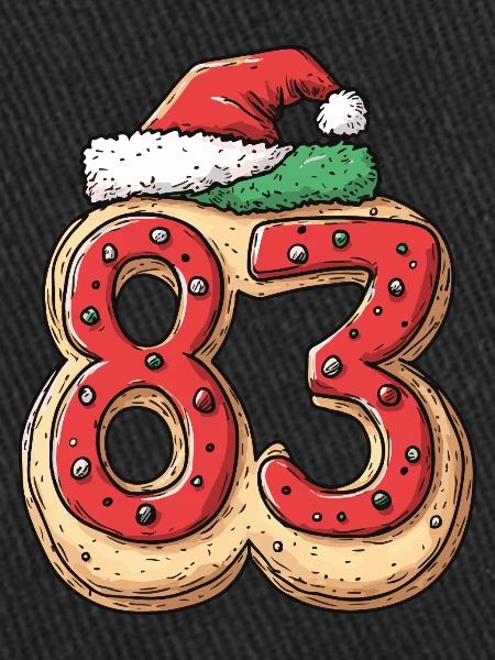 83 Number Christmas Cookie