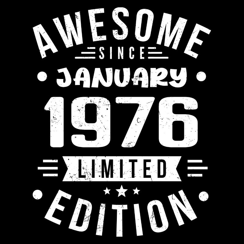 Janvier 1976 - Anniversaire Janvier 1976 I Janvier 1976
