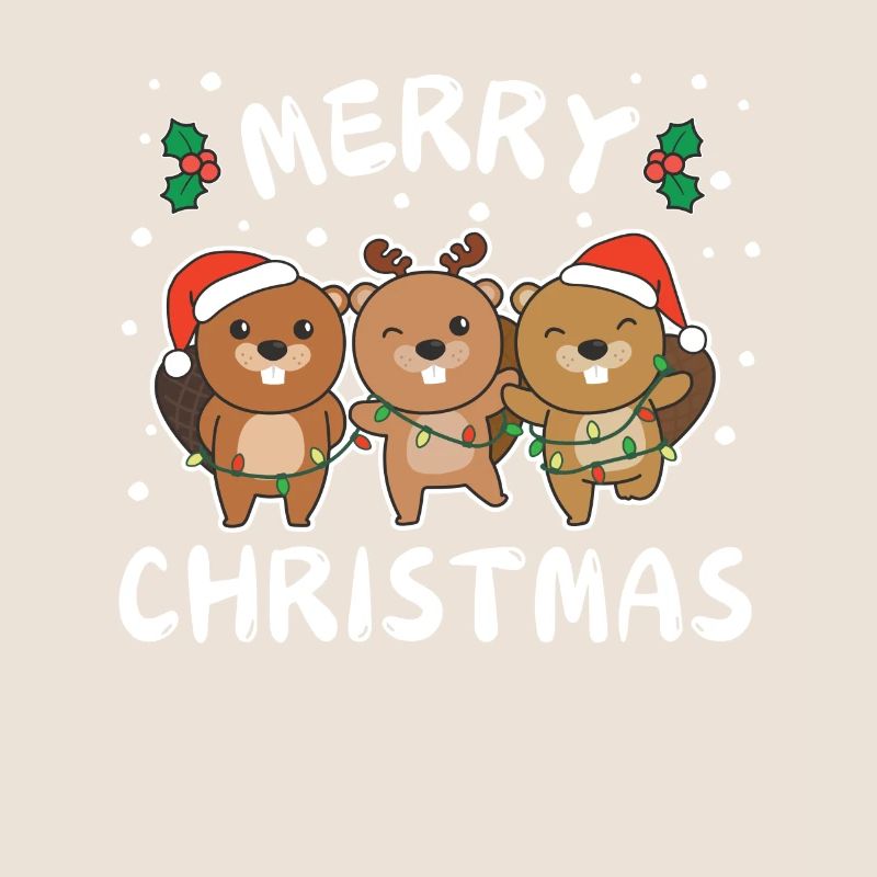 Joyeux Noël Castor de Noël
