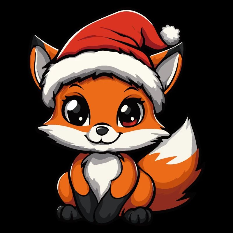 Fuchs Weihnachten Niedlich