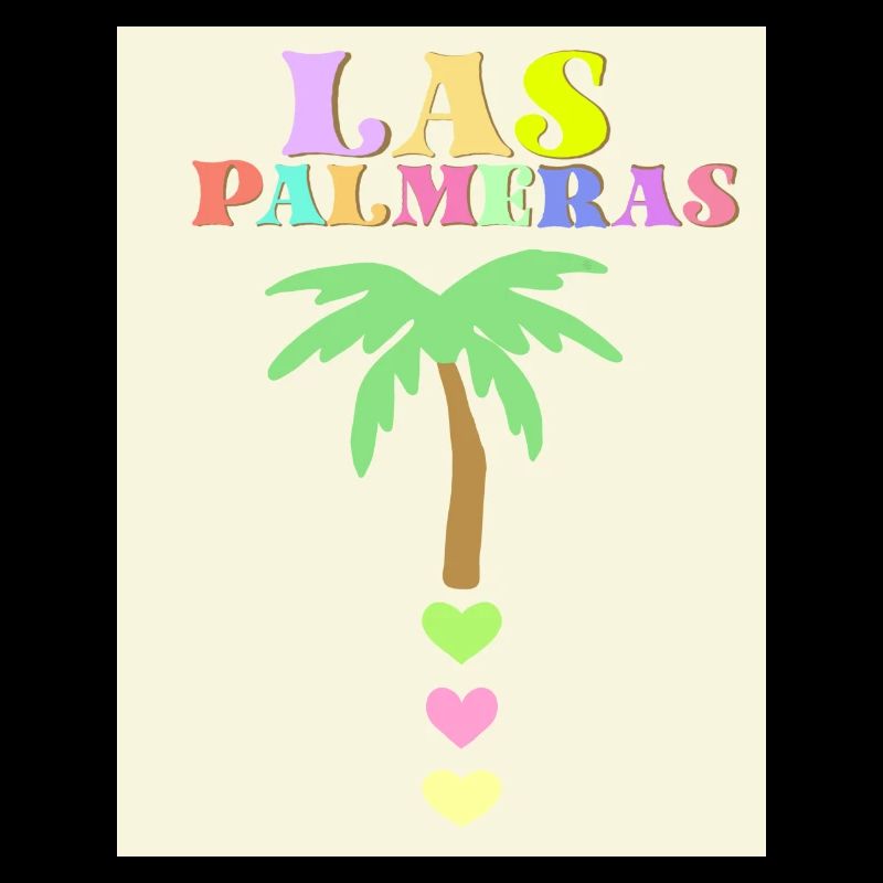 Palmier pastel