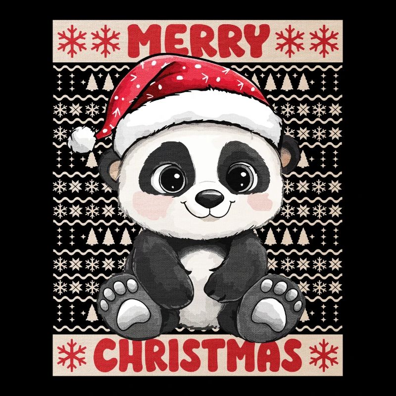 Panda Ours Noël Mignon Noël mignon Noël