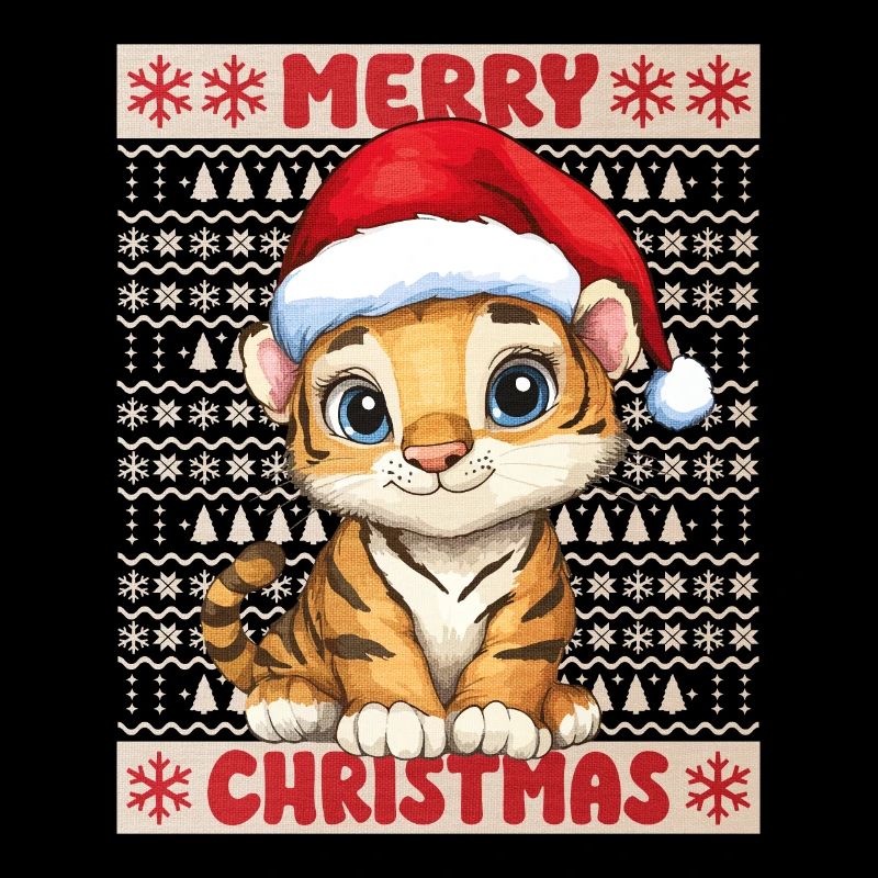 Tigre Moche Noël Noël Mignon Mignon