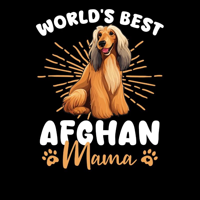 Lévrier afghan maman afghane groovy