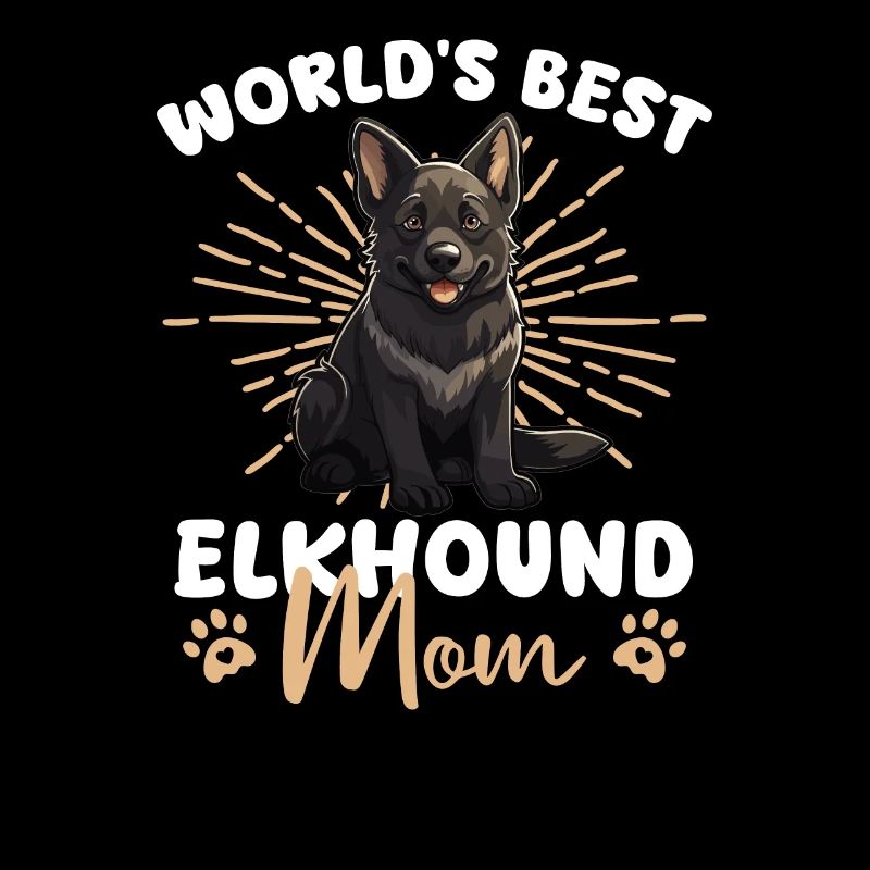 Norwegischer Elchhund Groovy Elkhound Mom