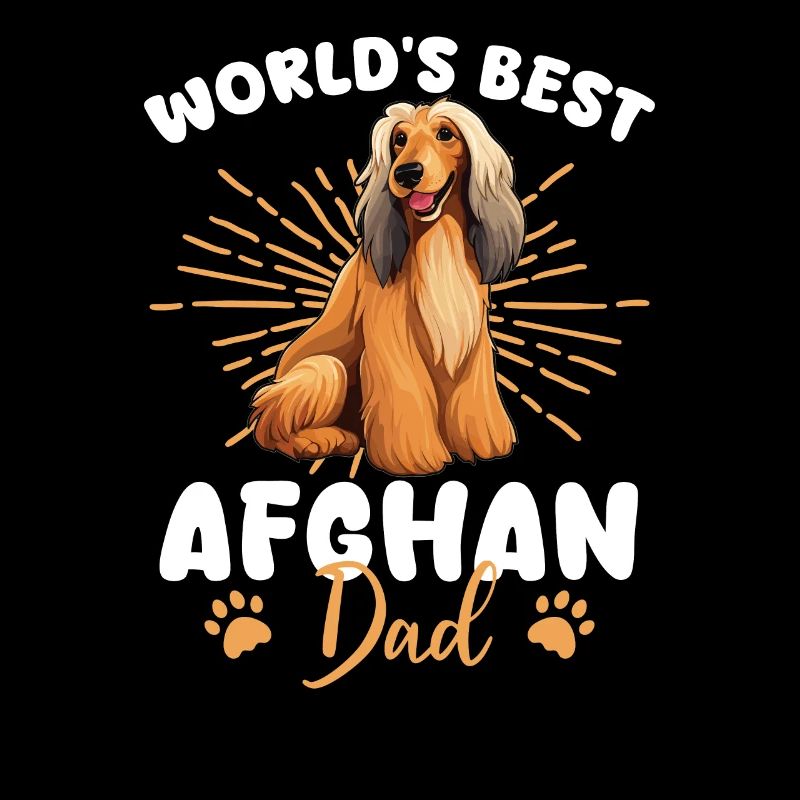 Lévrier afghan papa afghan groovy