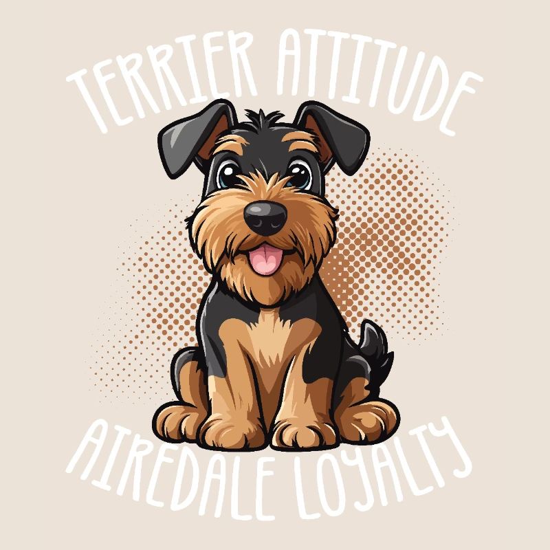 Airedale Terrier Dog Terrier Attitude Airedale