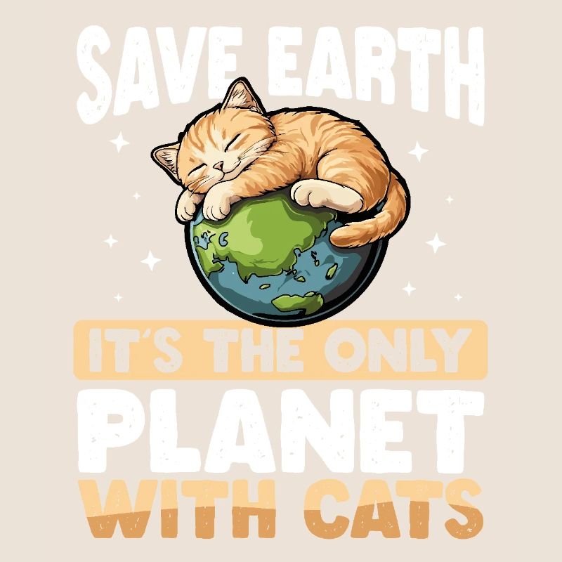 Ist der einzige Planet mit Katzen Earth Day