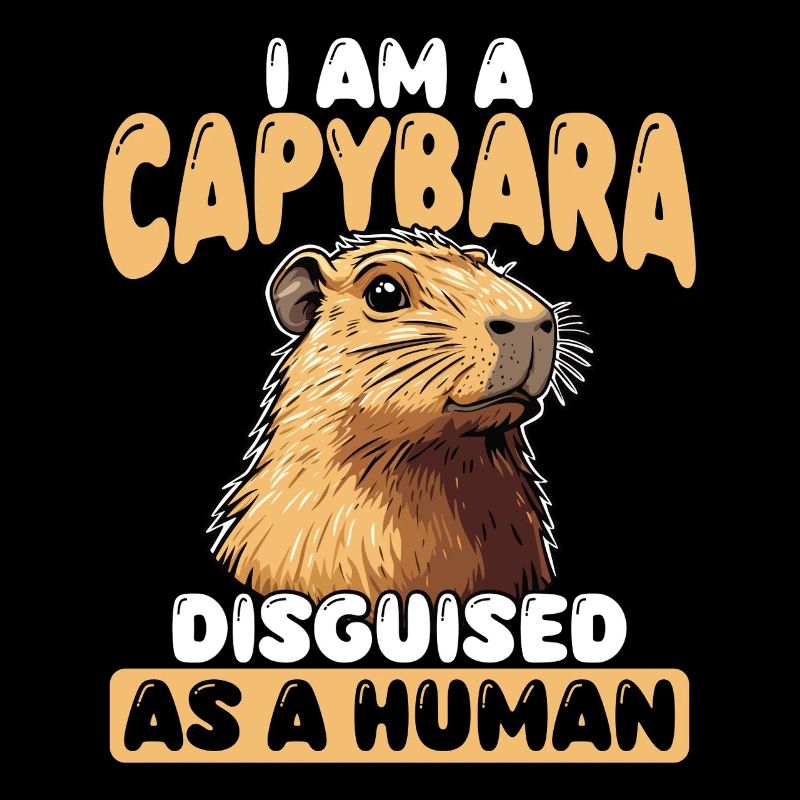 Ich bin ein als Mensch verkleideter Capybara
