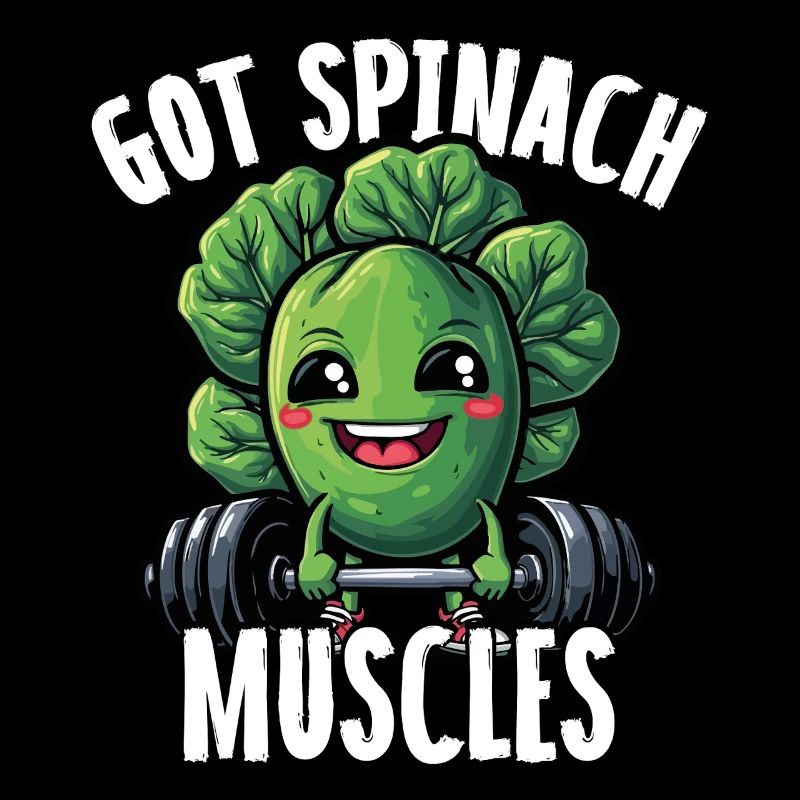 Got Spinat Muscle Funny Gym Workout