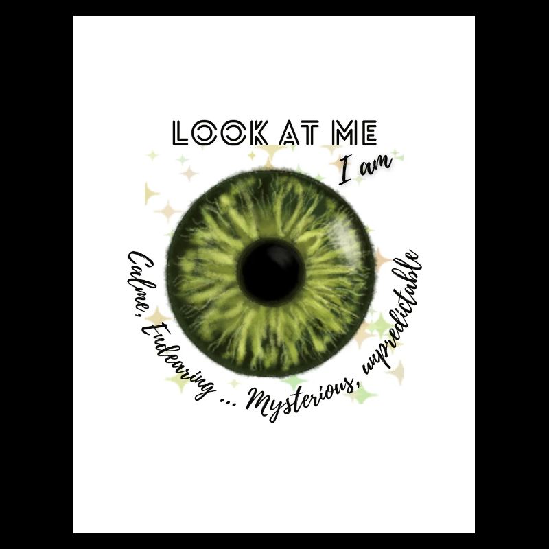 Yeux vert )