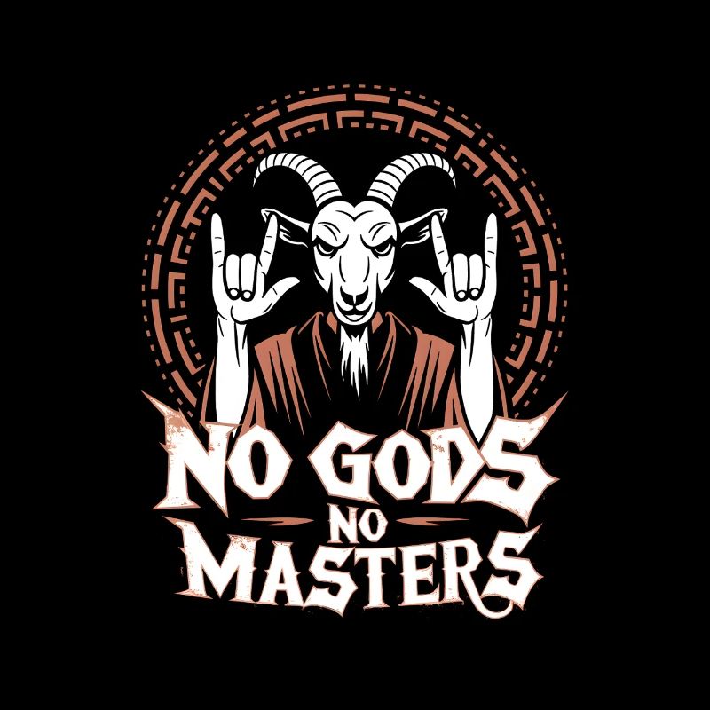Pas de dieux ! Pas de Masters ! Athée, Sataniste, Religion