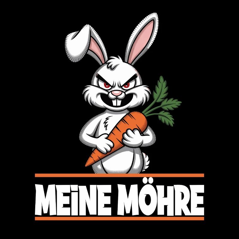 Funny Bunny with Carrot - My Carrot