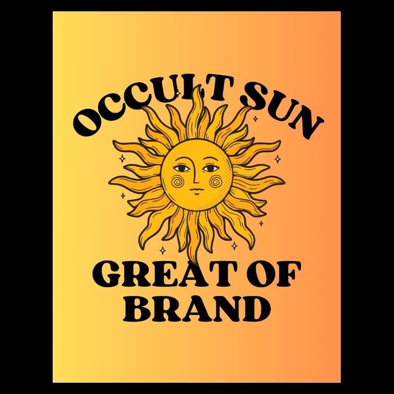 Grande marque du soleil caché