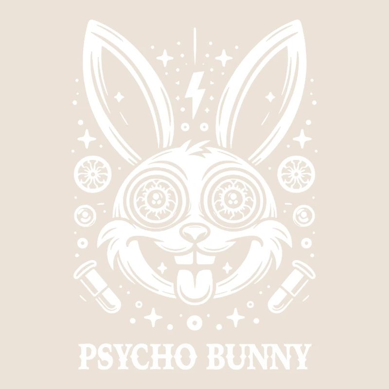 Psycho Bunny Neon Psychédélisme