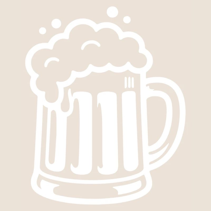 Bierkrug Comic Bier