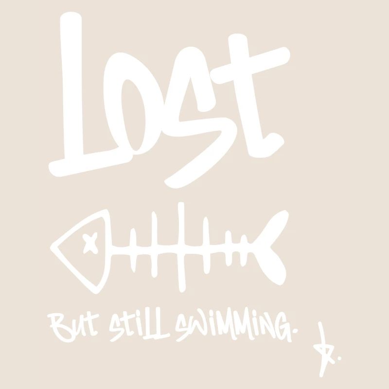 LOST – Mais je nage encore | Conception en arête de poisson