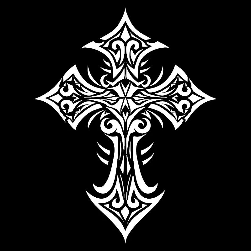 Ornate Celtic Cross Flourish