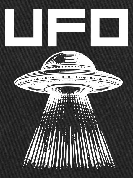 UFO-Lichtstrahl Muster