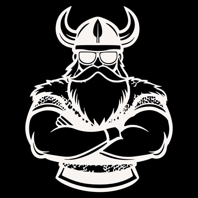 Kraft viking à bras croisés