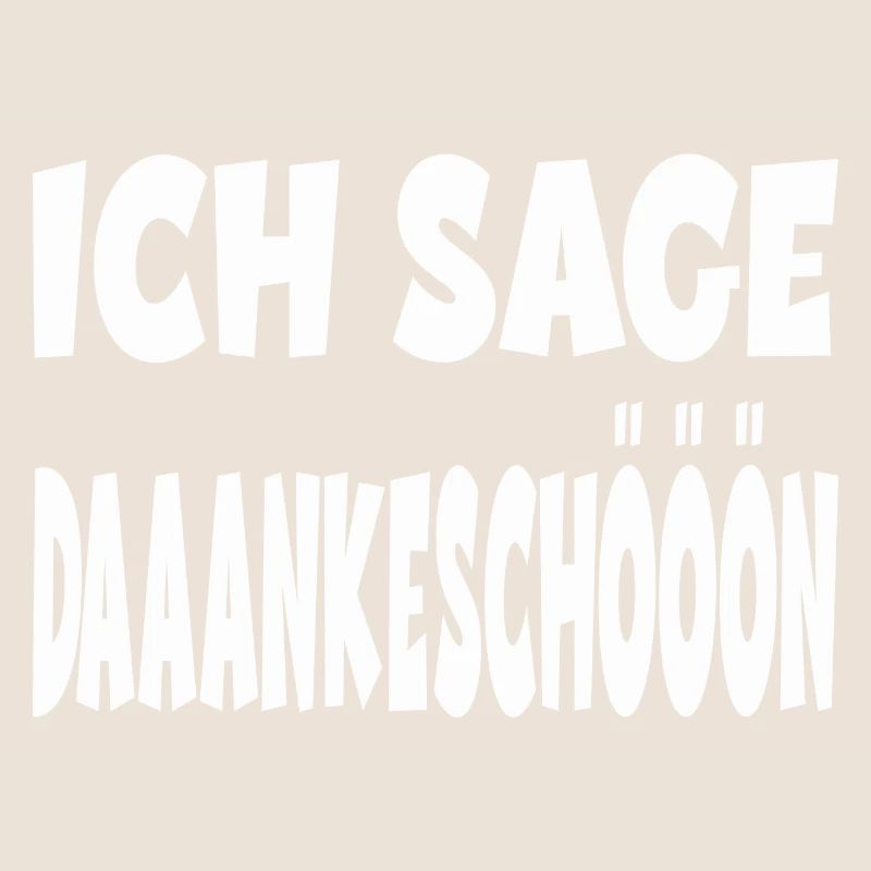 Ich sage Dankeschön für einen Kollege oder