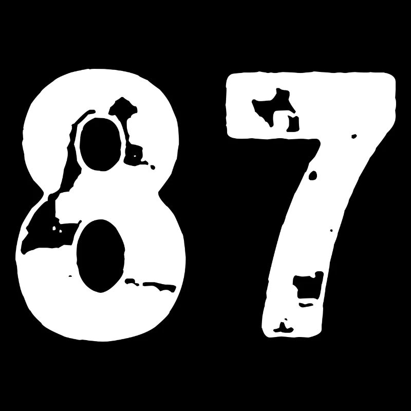 87 Maillot numéro