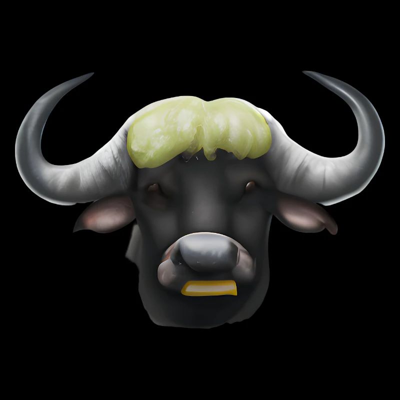 Buffle mignon dessiné