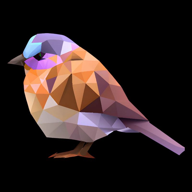 Conception d’oiseaux polygonaux