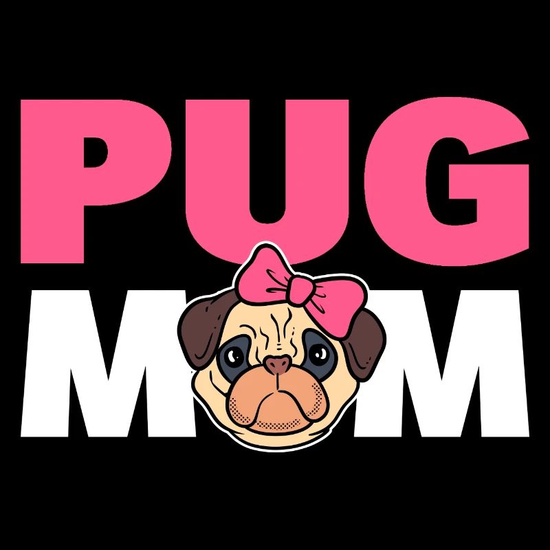 Pug Mom Mops Elternteil