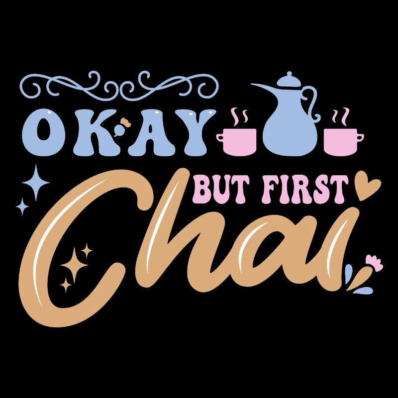 Chai Latte Tee trinken Teetrinker
