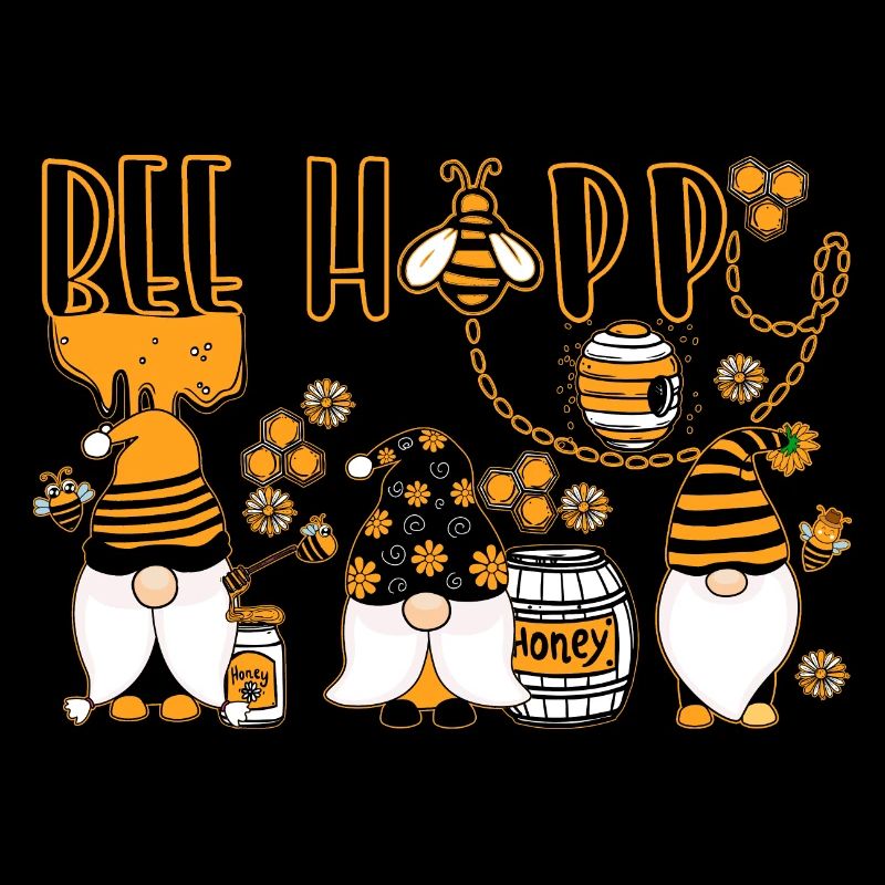 Happy Bee Gnome Apiculture