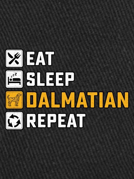 Manger sommeil dalmatien répéter