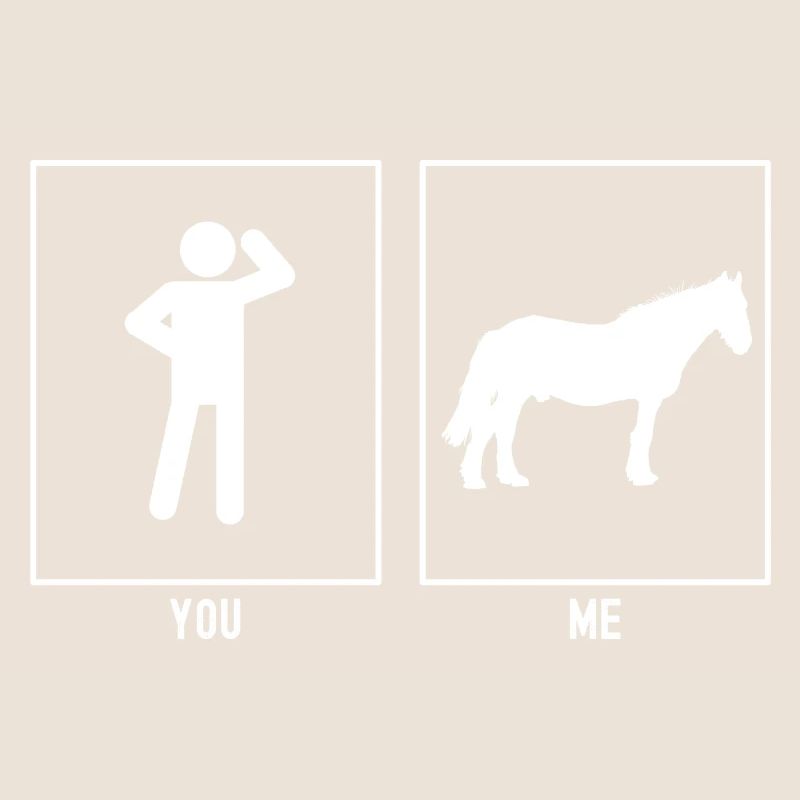 Vous - Moi - Illustration Cheval