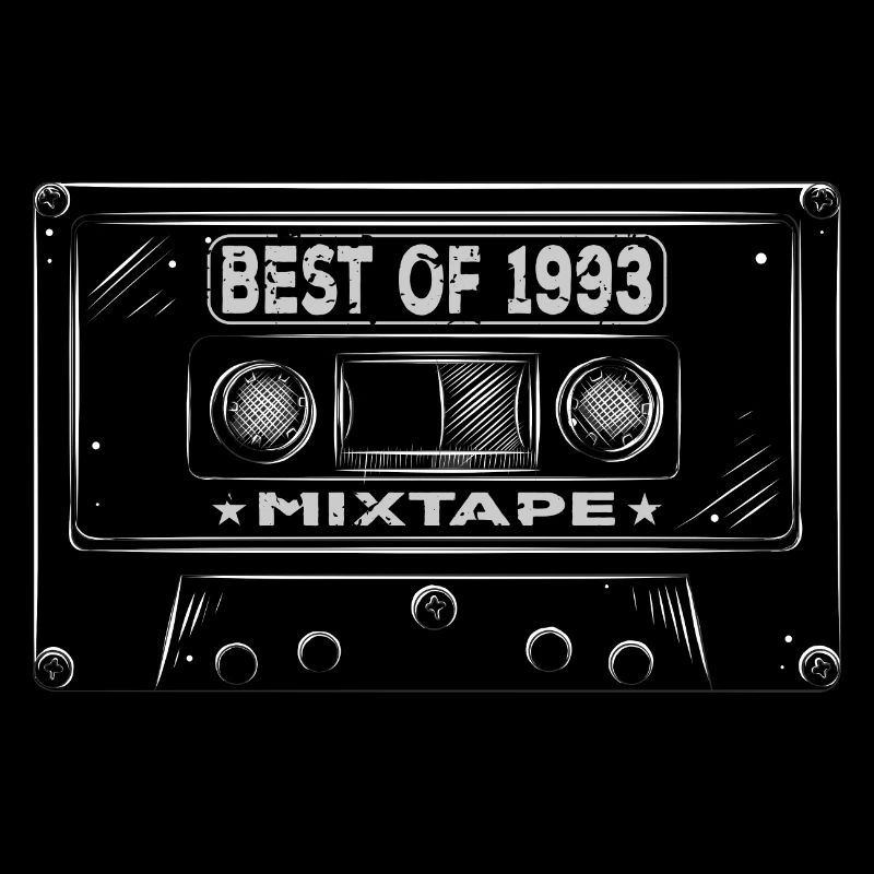 1993 Geburtstag Mixtape Kassette Retro